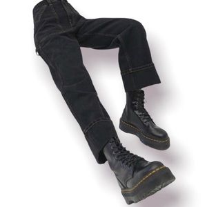 - BDG Carter Deep Cuff Carpenter Cargo Jean NWT size 27 high waisted